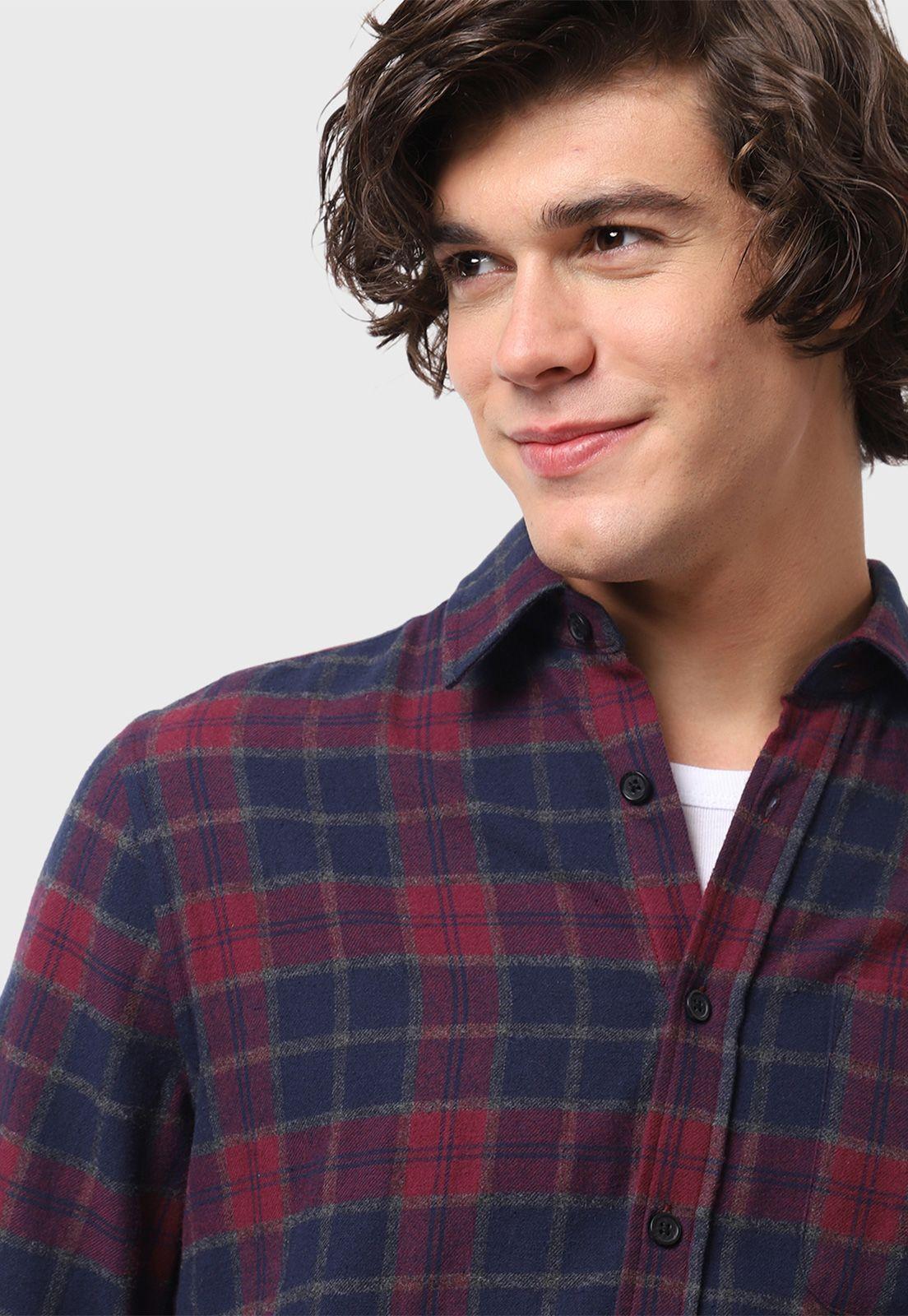 Camisa Casual A Cuadros Arrow-3