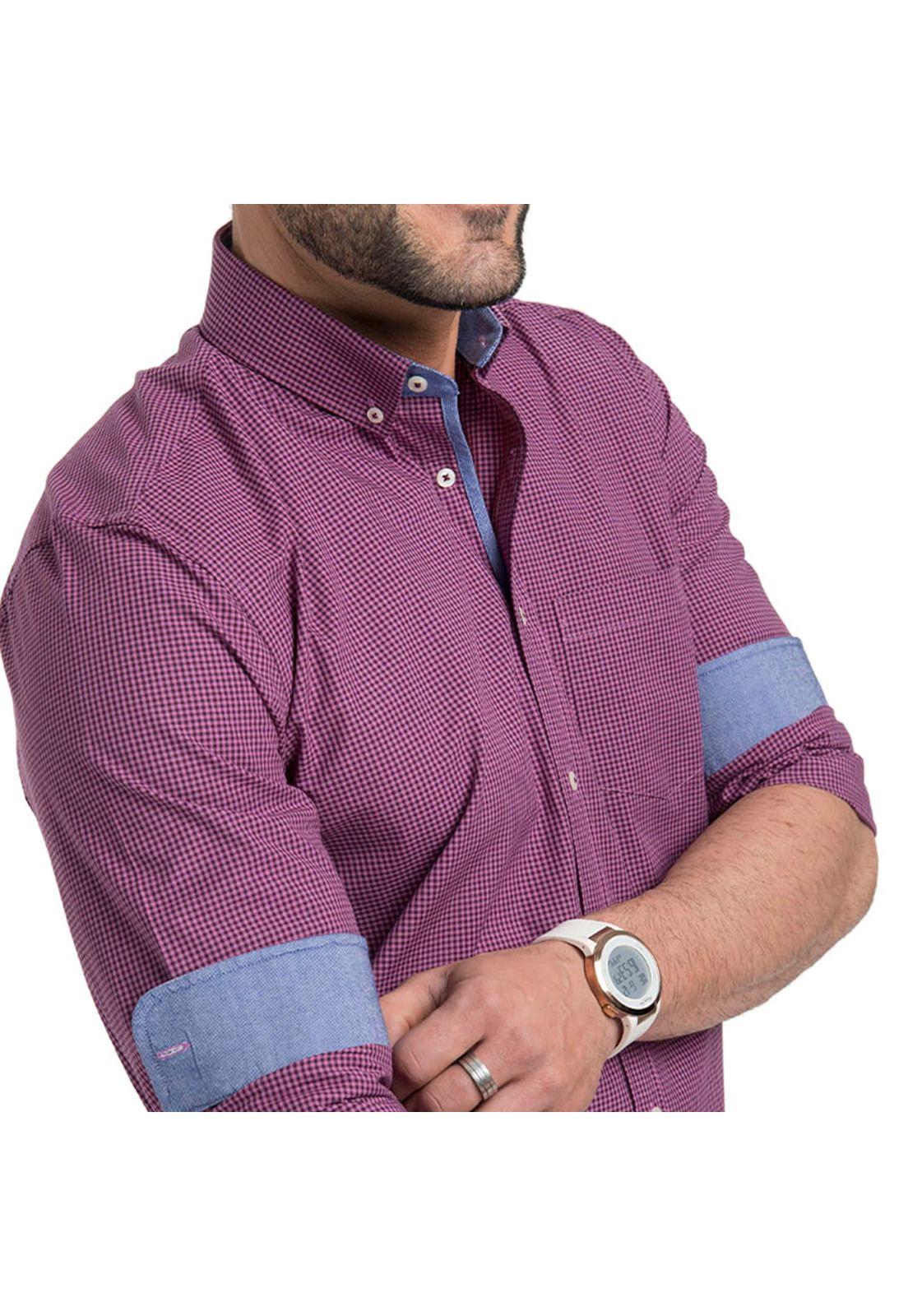 Camisa Manga Larga Cuadritos-2