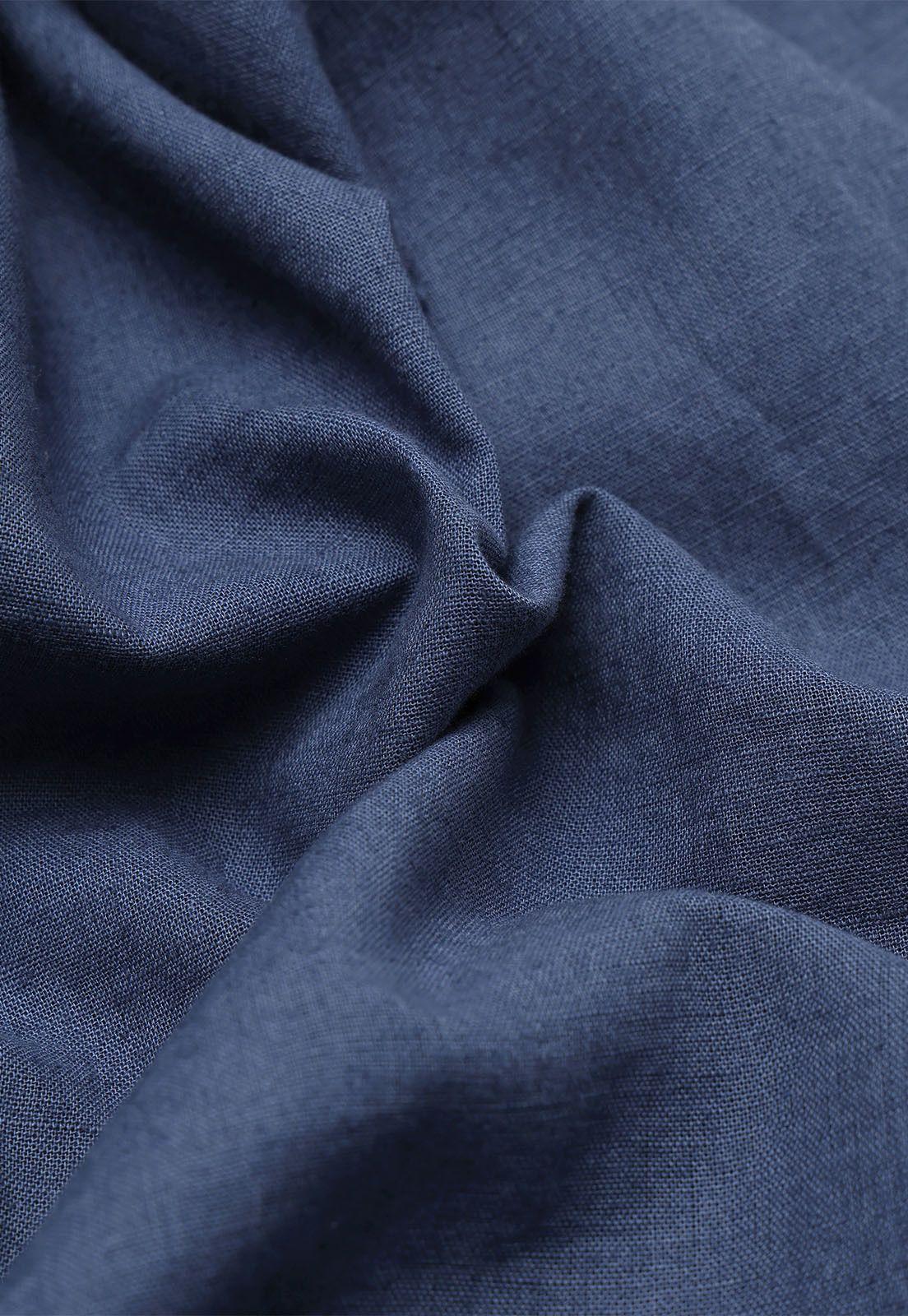 Camisa De Lino y Algodón Arrow CM32058AZ-6