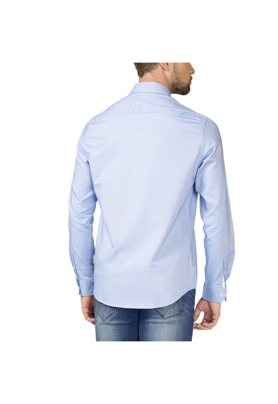 Camisa Oxford Arrow Manga Larga-1