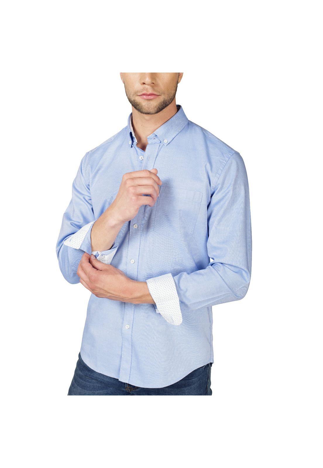 Camisa Oxford Arrow Manga Larga-2