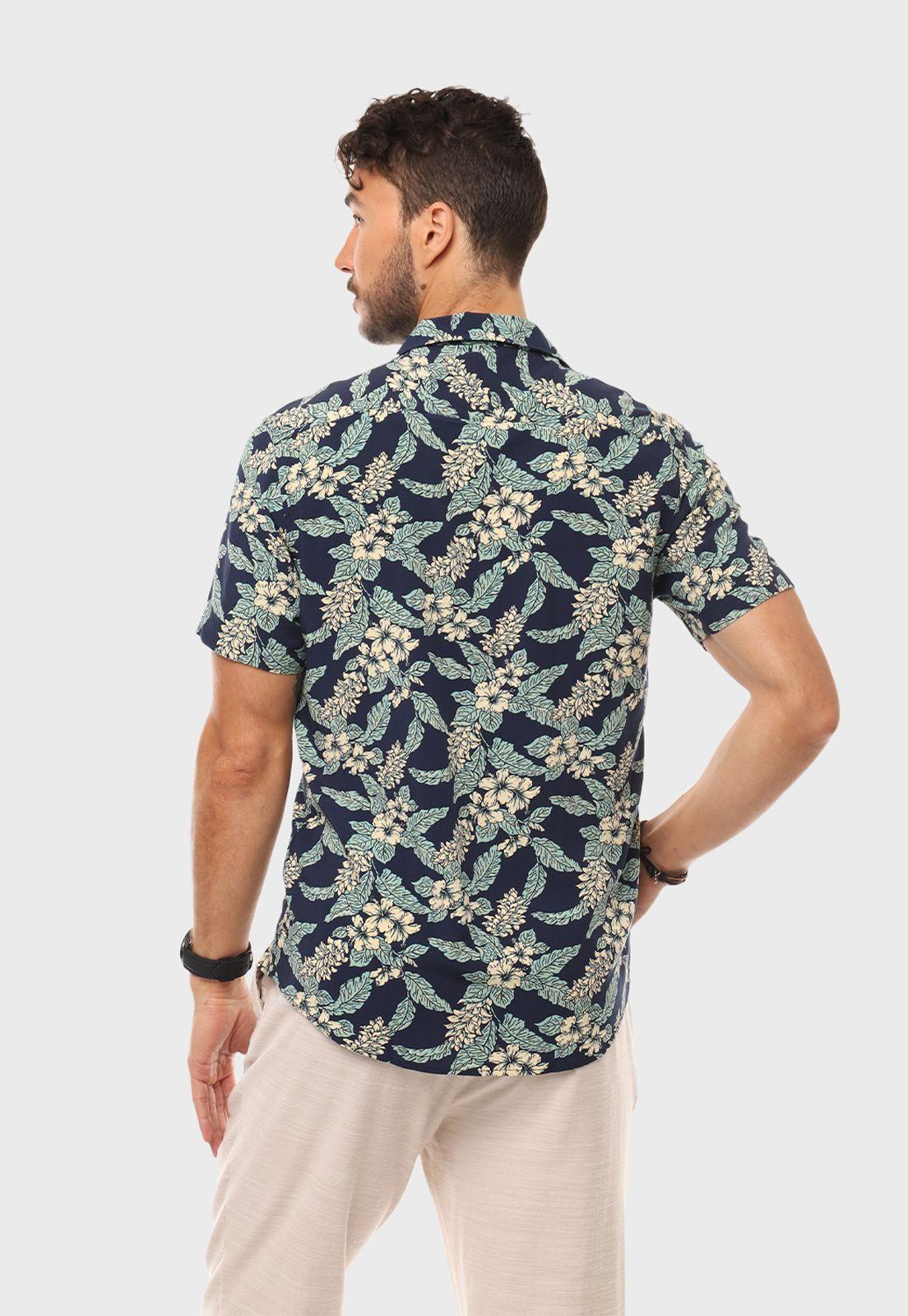 Camisa Casual Print Viscosa Arrow-1
