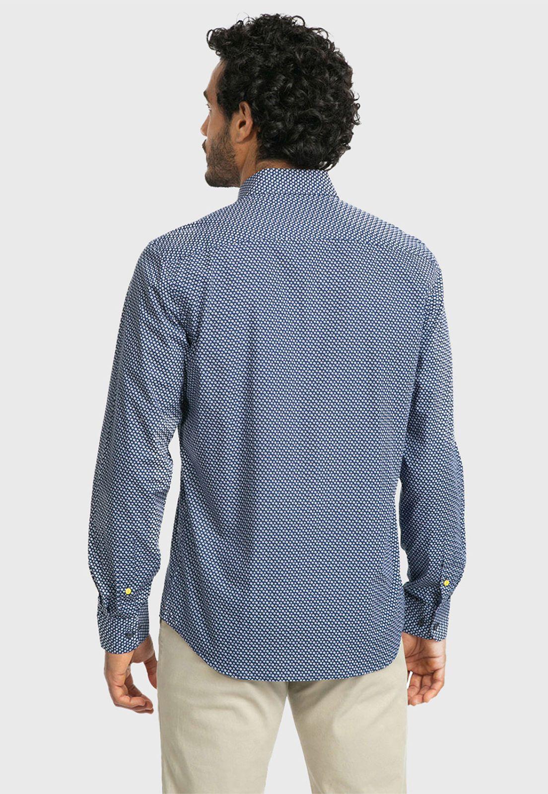 Camisa Casual Print Flores-1