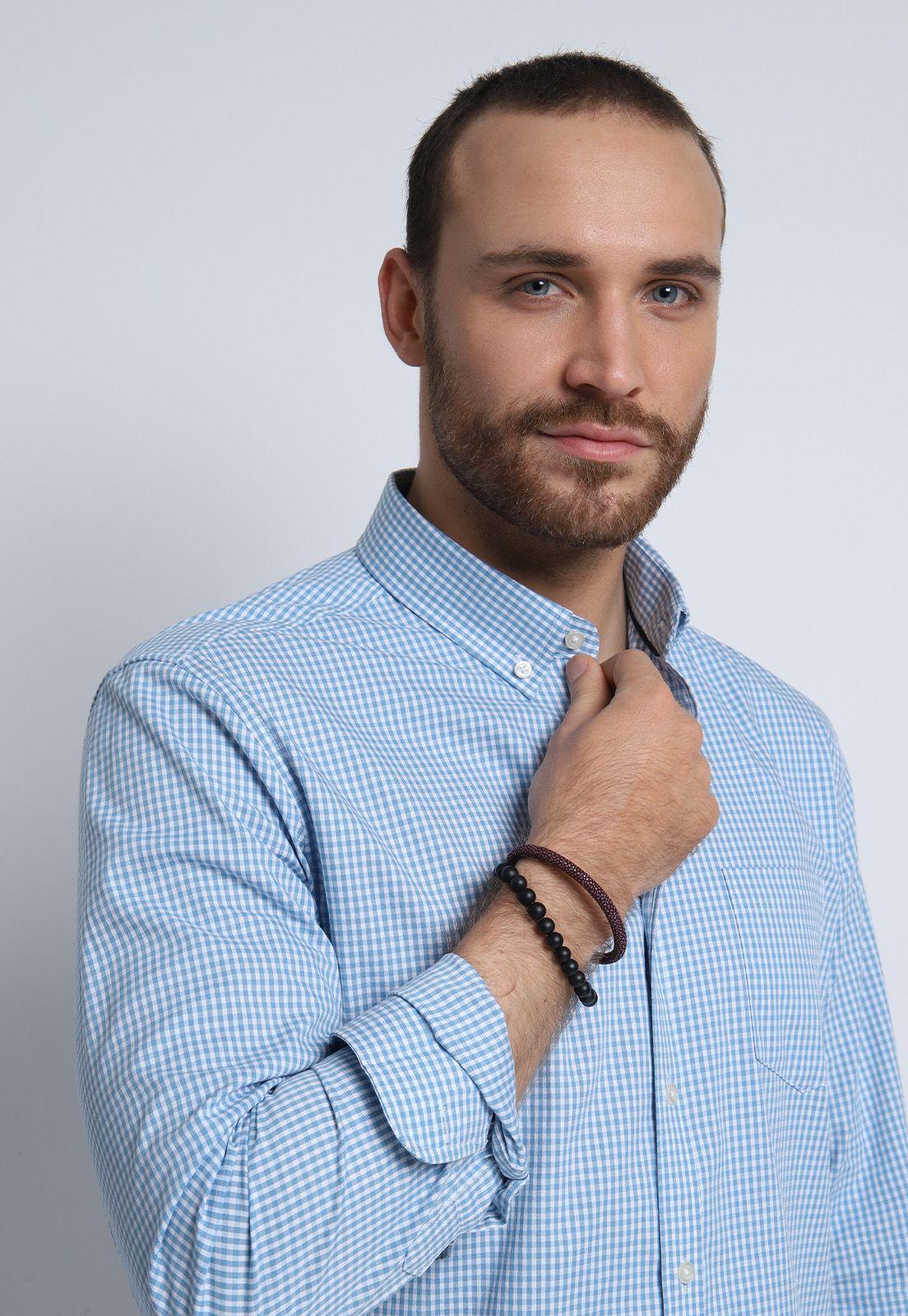 Camisa Oxford A Cuadros Arrow-3