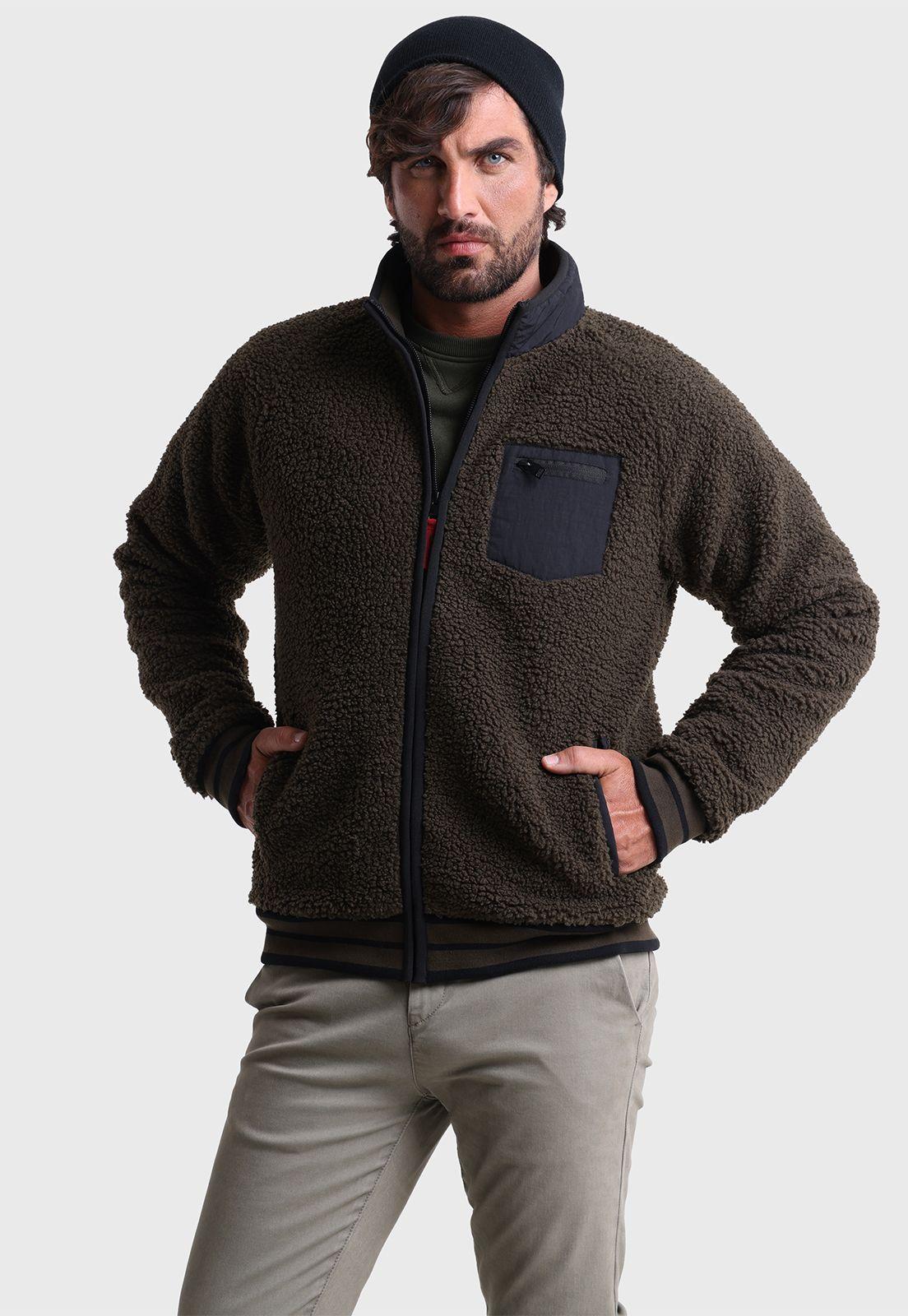 Polerón Sherpa Full Zipper Arrow PL2530WOL-1