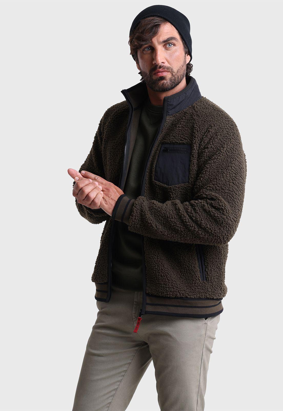 Polerón Sherpa Full Zipper Arrow PL2530WOL-0