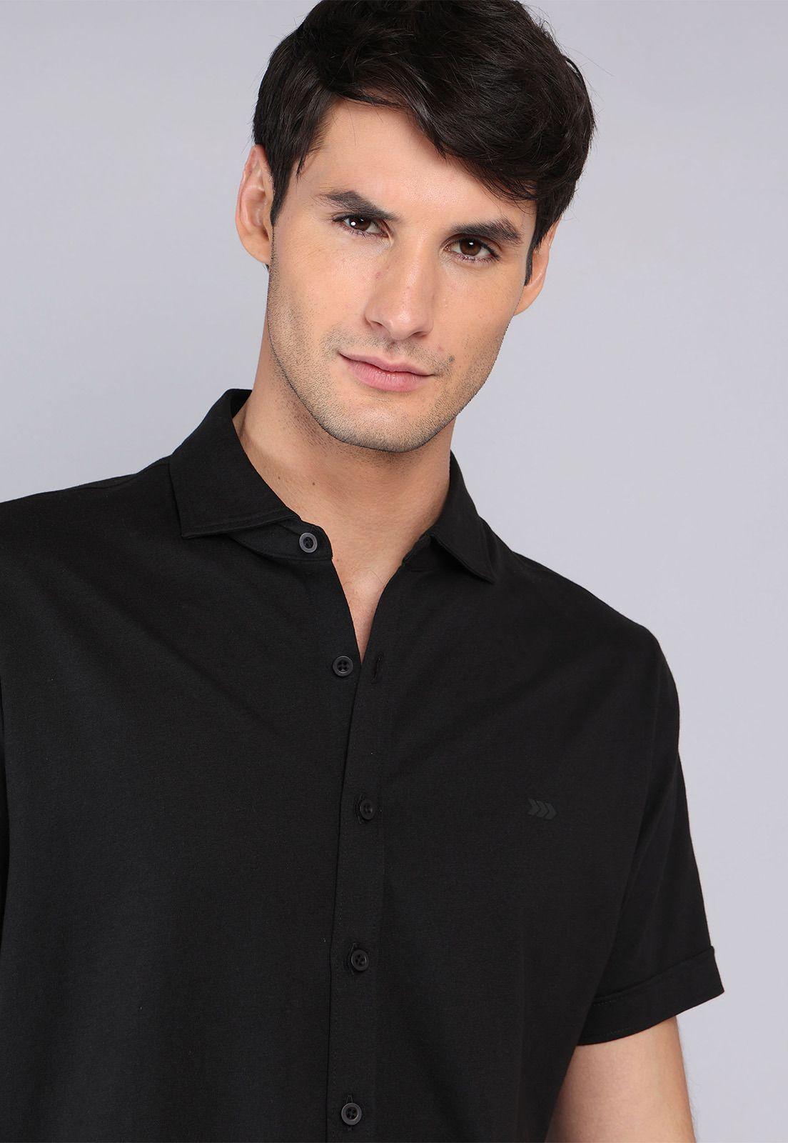 Polera Lisa Abotonada Arrow PO32018NE-2