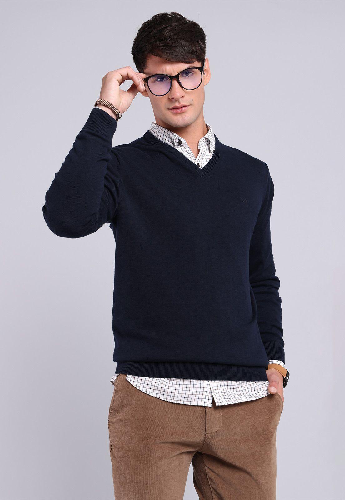 Sweater Cuello V Arrow SW2701WNB-0