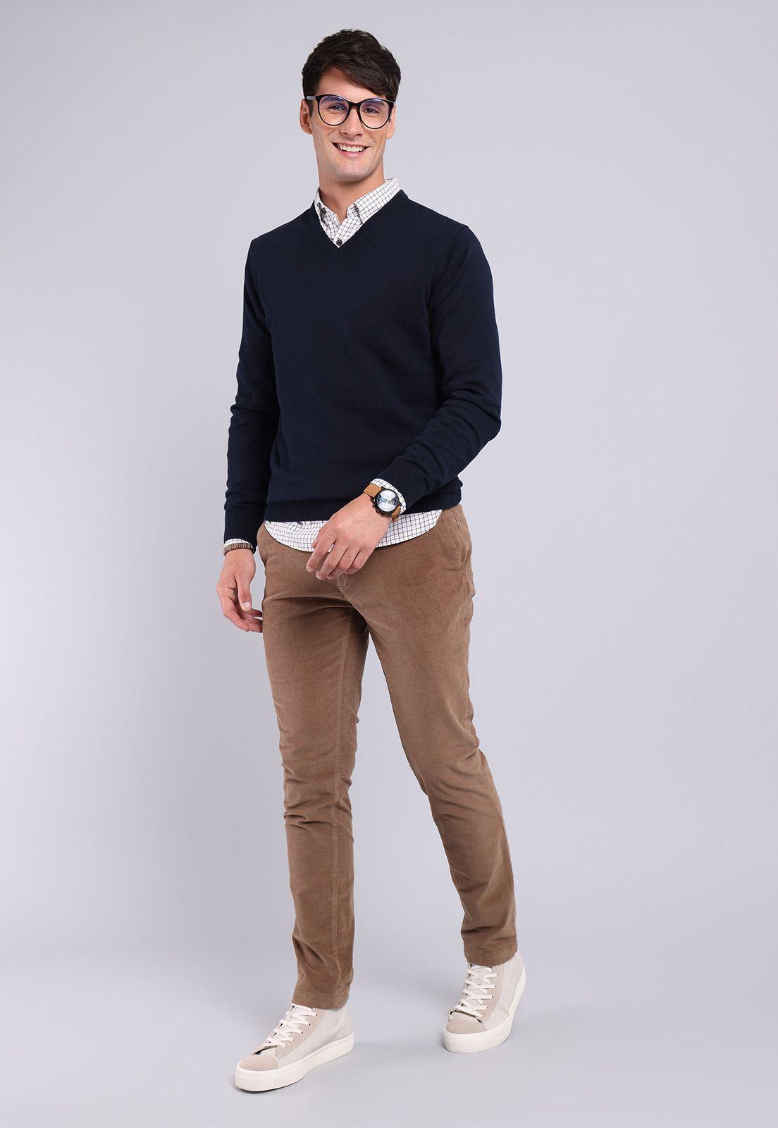 Sweater Cuello V Arrow SW2701WNB-3