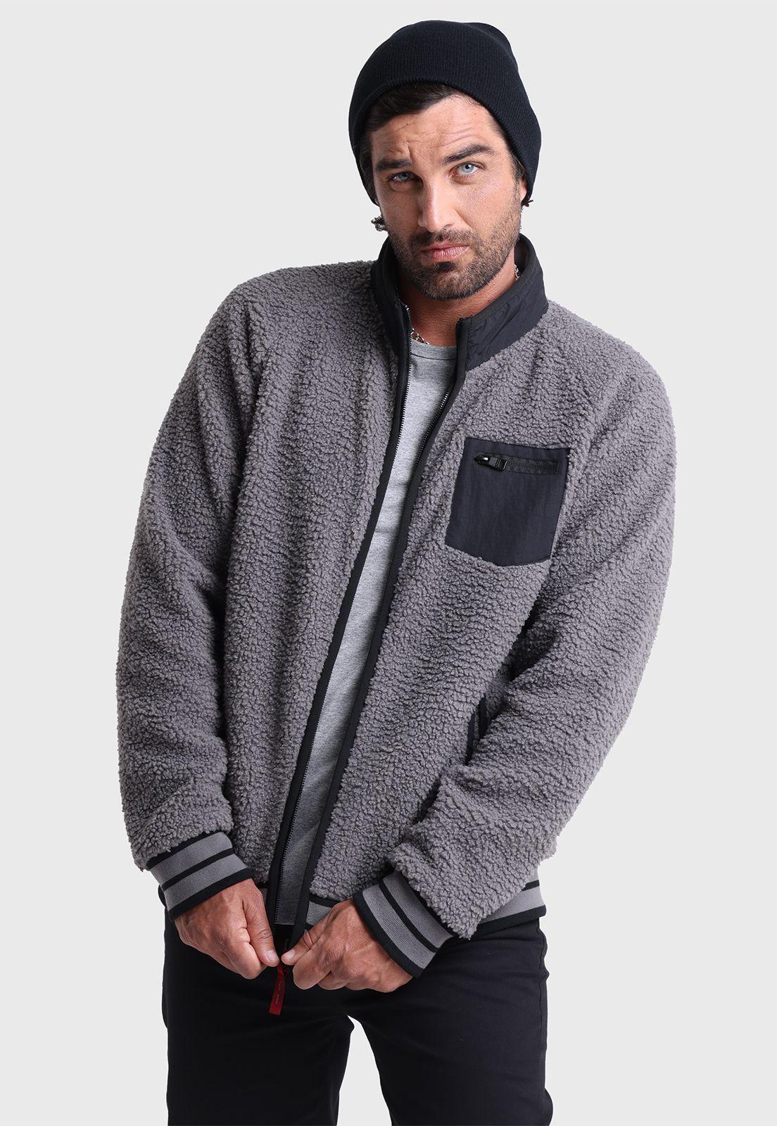 Polerón Sherpa Full Zipper Arrow PL2530WGR-0