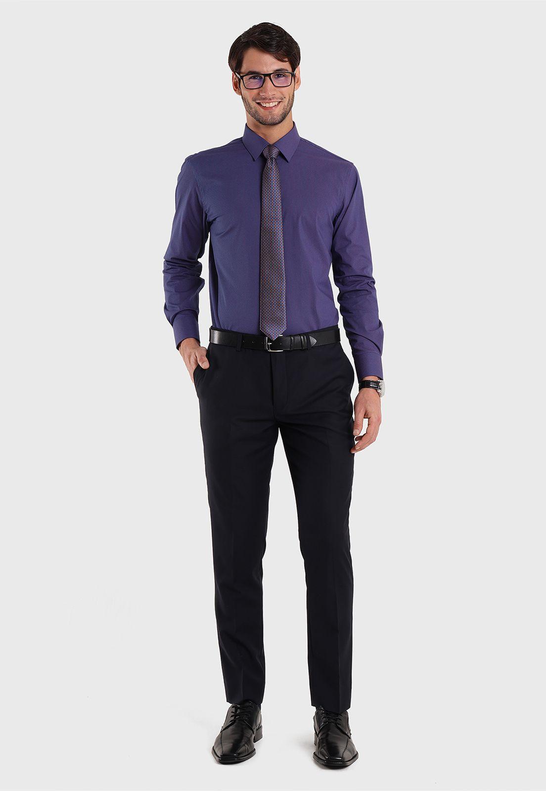 Camisa Formal Spandex Print Arrow-4