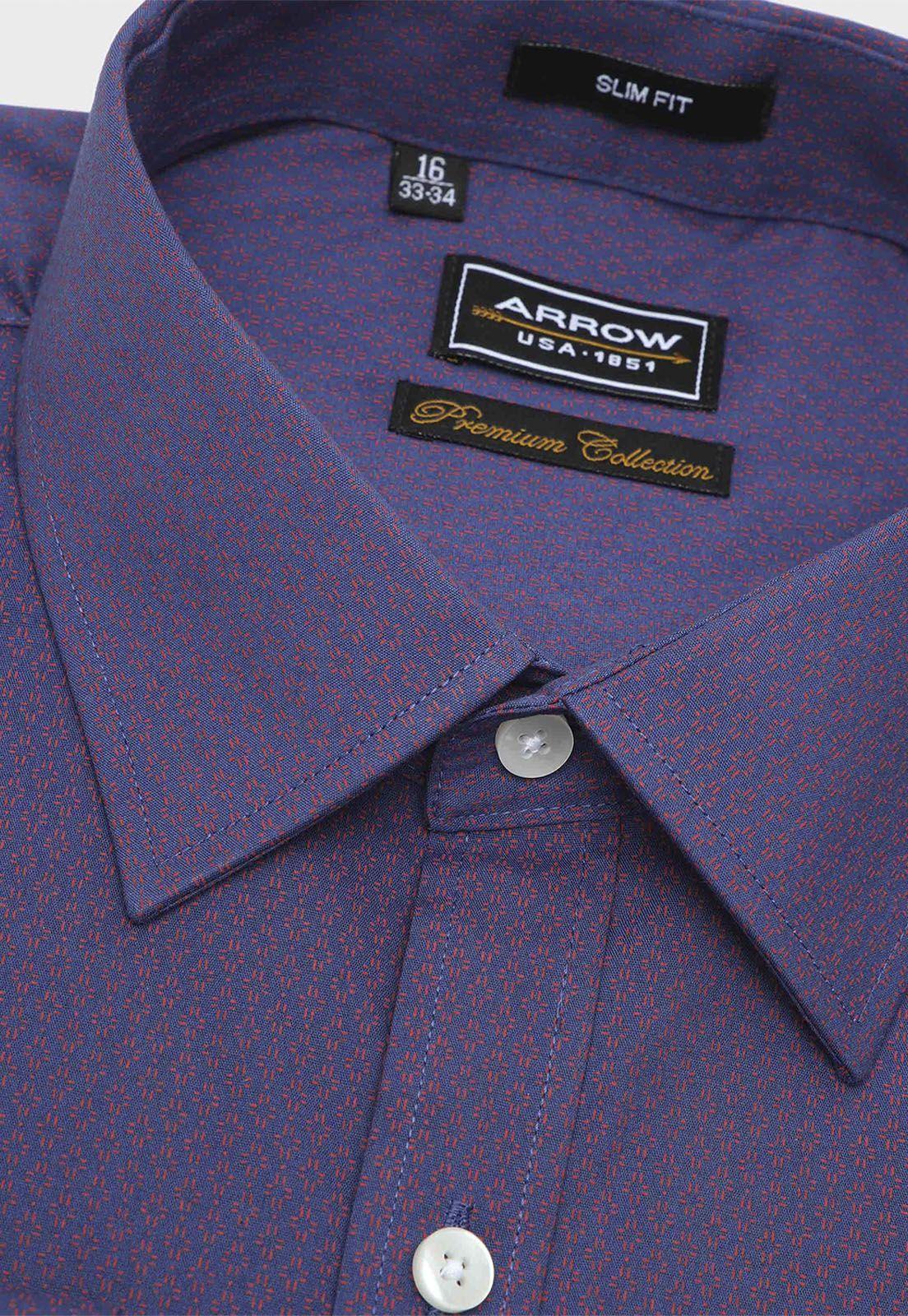 Camisa Formal Spandex Print Arrow-1