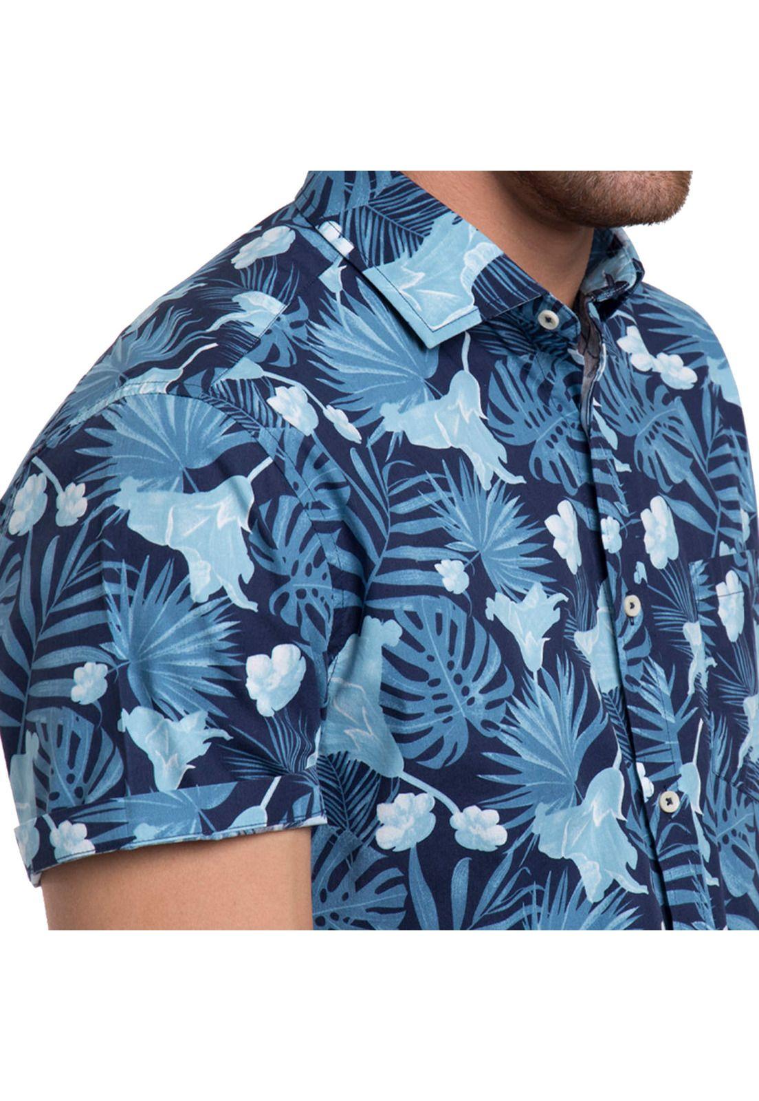 Camisa Hawaiana Manga Corta-2