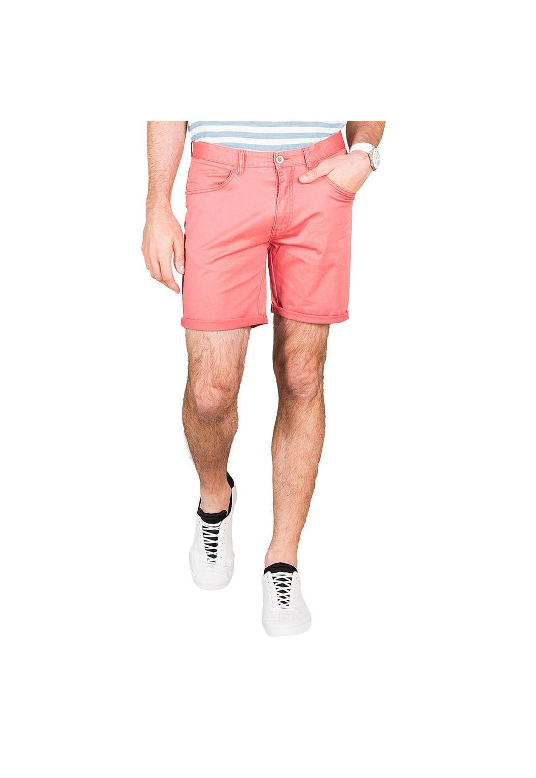 Bermuda Five Pocket Roja-0