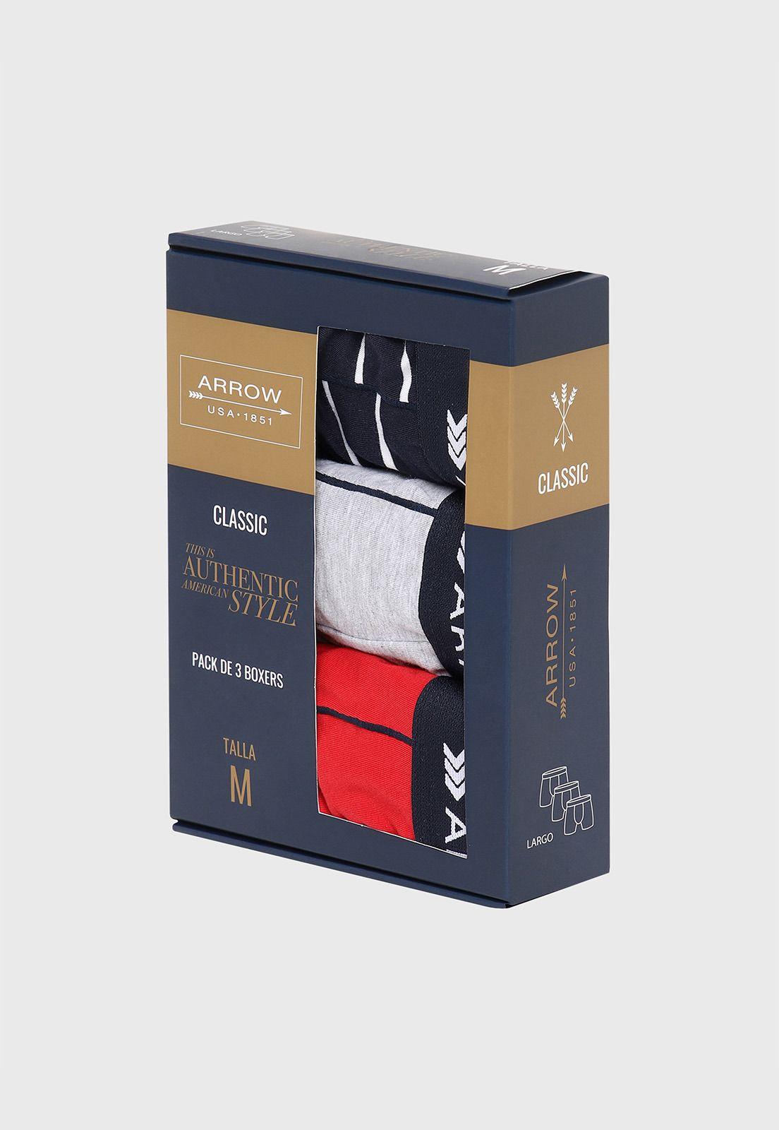 Boxer 3 Unidades Design Arrow BOD3007SU-4
