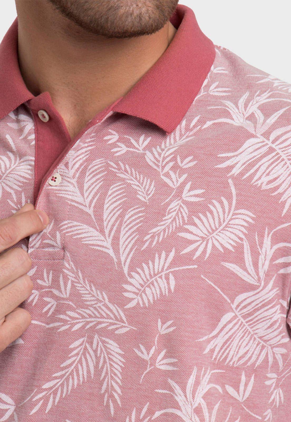 Polera Piqué Floreada Manga Corta-2