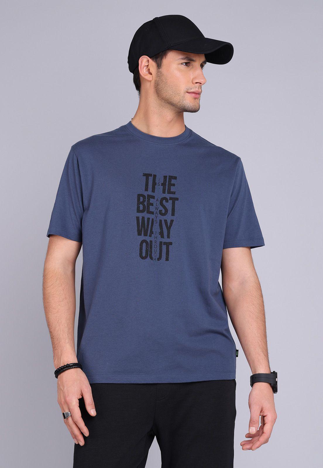 Polera Cuello Redondo Estampada Arrow PO3088SDE-0