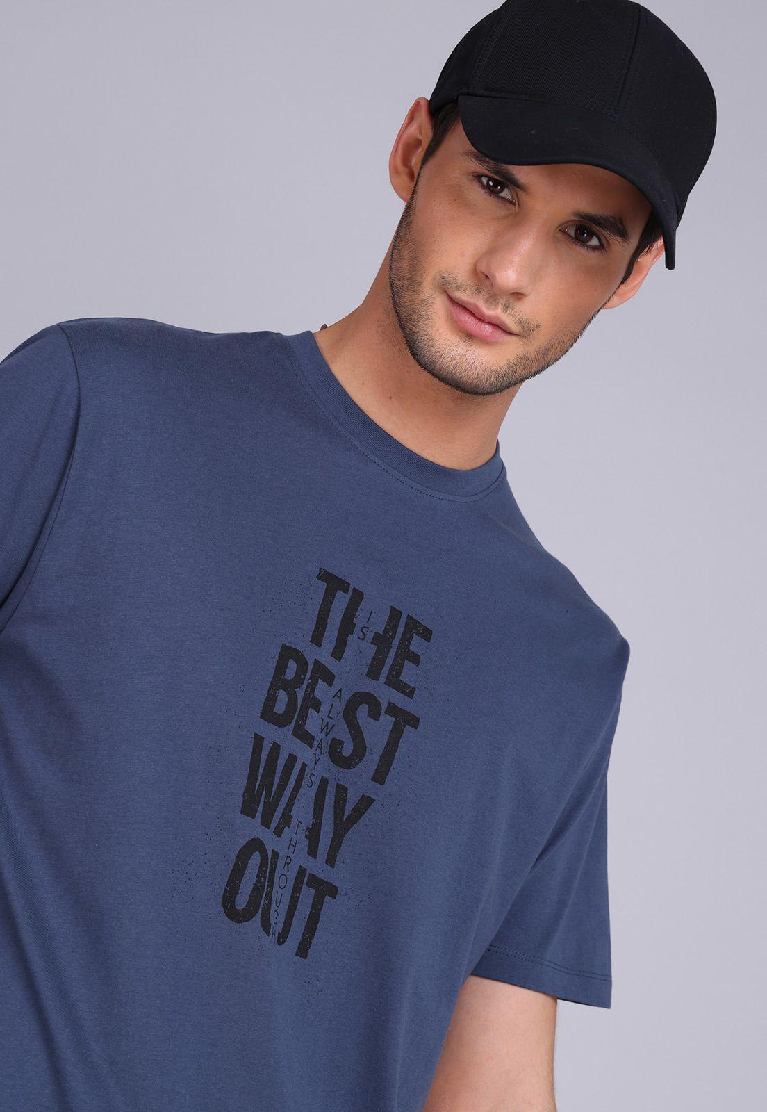 Polera Cuello Redondo Estampada Arrow PO3088SDE-2