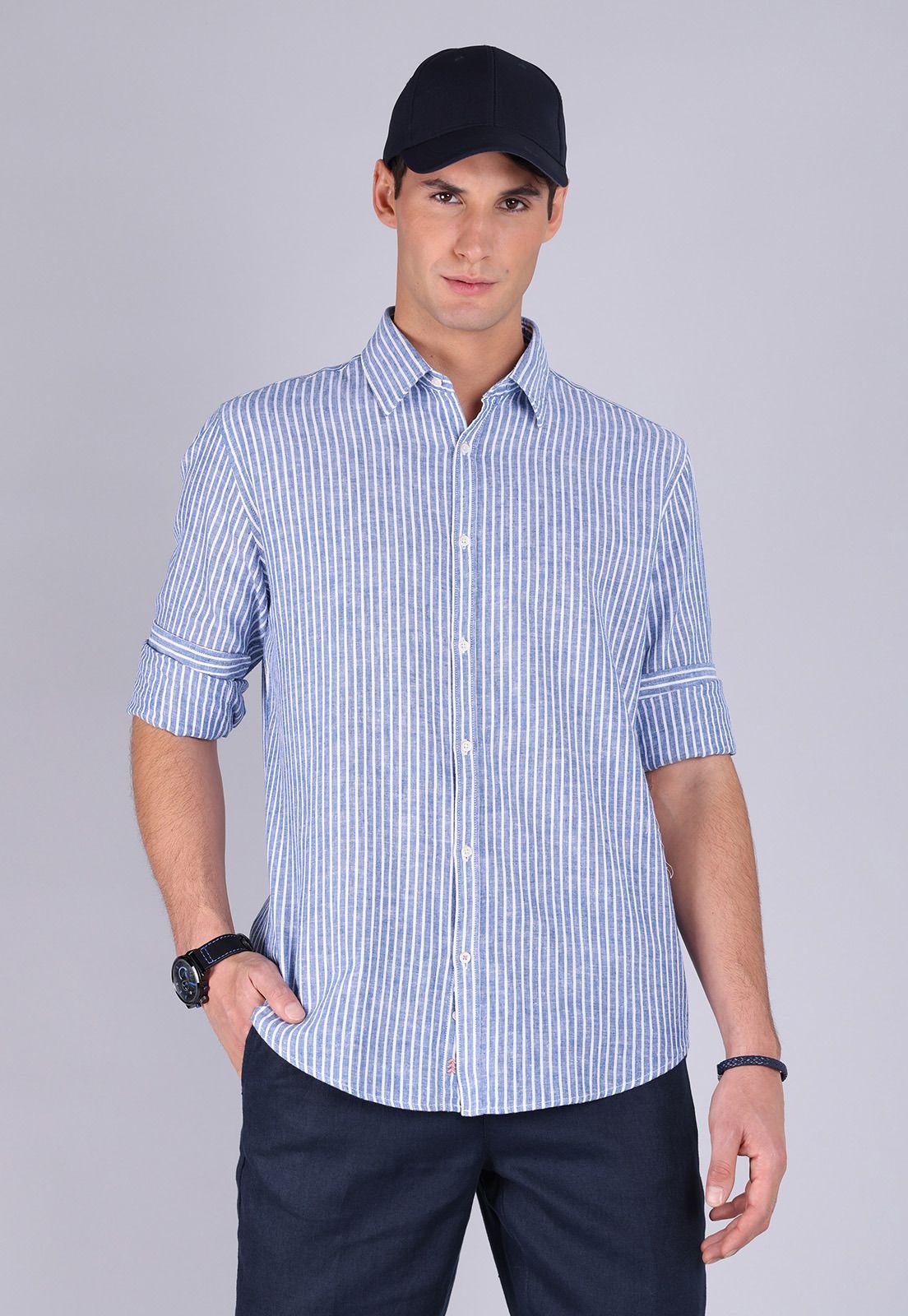 Camisa Lino Manga Larga Arrow CM3059SDE-0