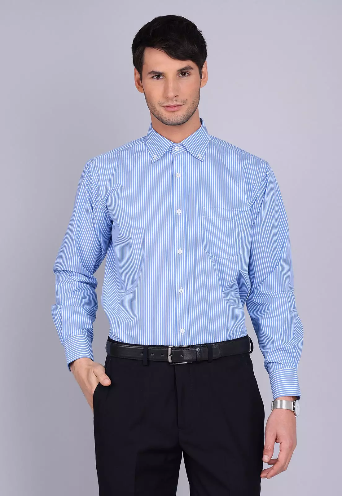 Camisa Formal A Rayas Arrow ARM9039AZ-0