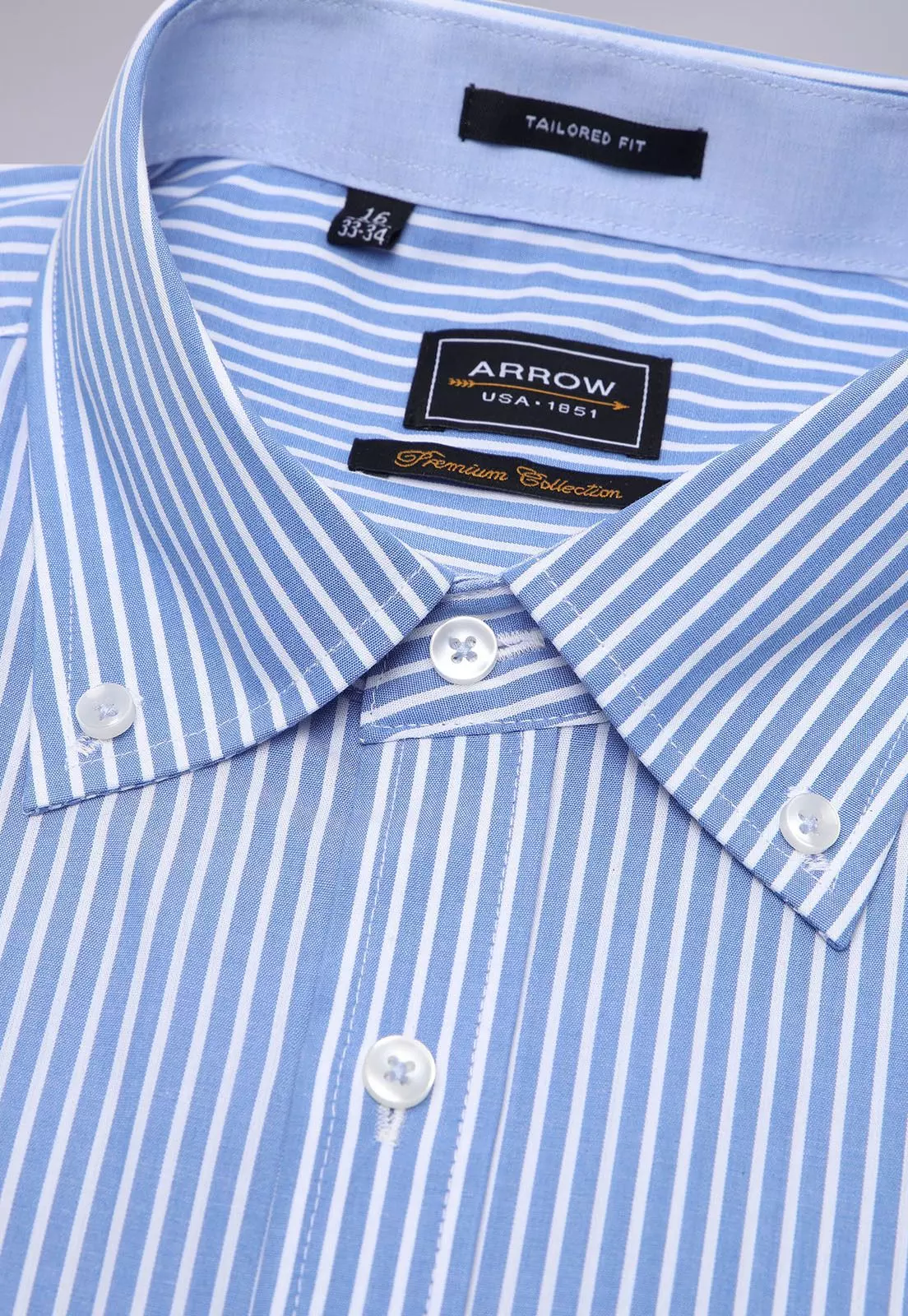 Camisa Formal A Rayas Arrow ARM9039AZ-1