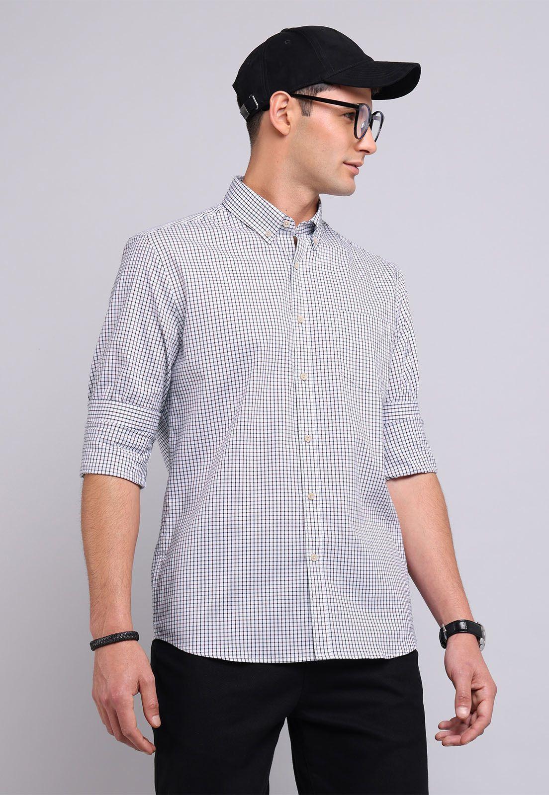 Camisa Cuadros Arrow CM2704WBU-0