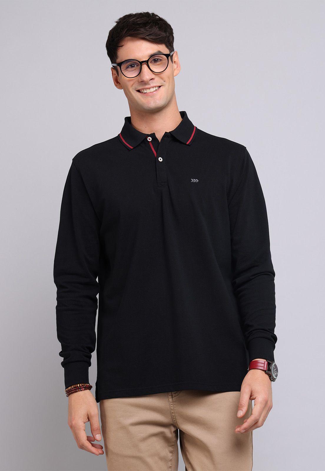 Polera Piqué Manga Larga Arrow PO2720WNE-0