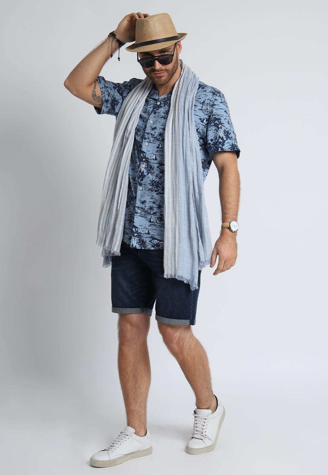 Camisa Print Palmeras Arrow-4