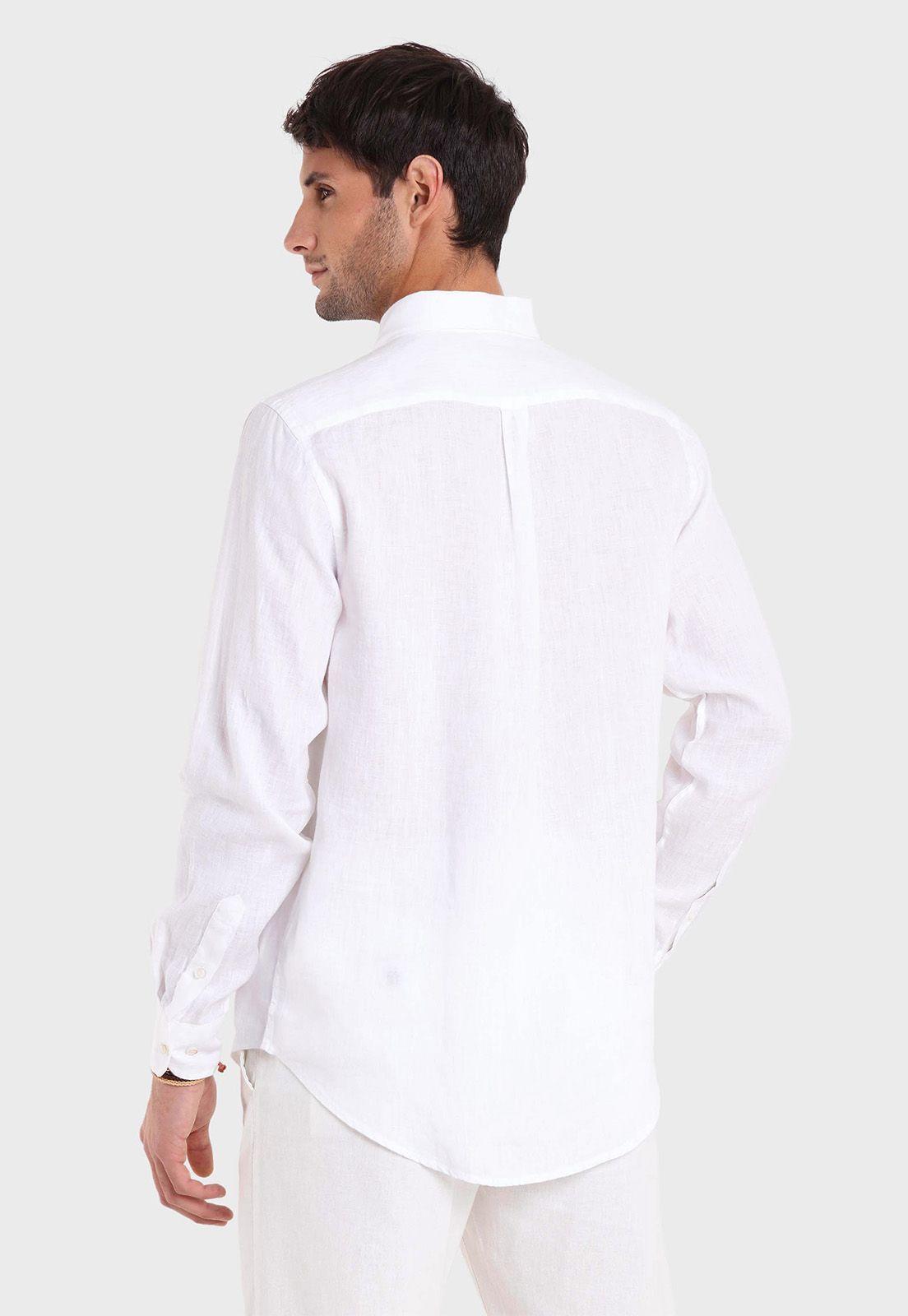 Camisa Lino Manga Larga Arrow-2