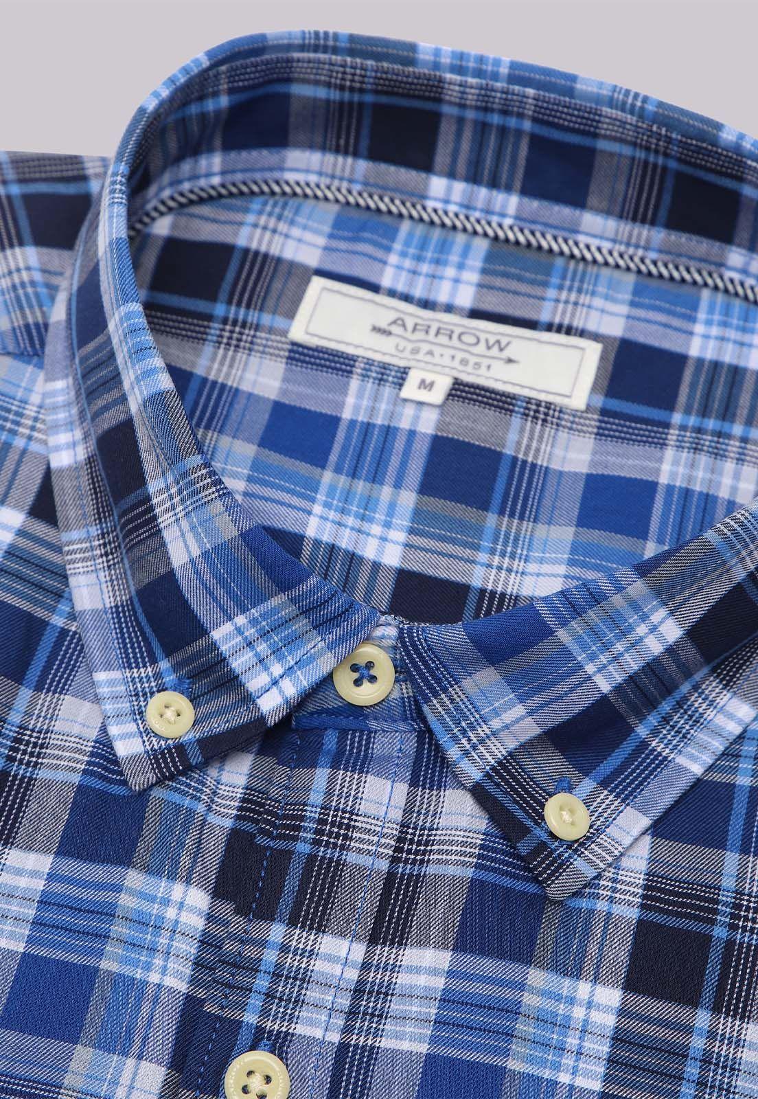 Camisa Cuadros Manga Larga Arrow CM32030NB-4
