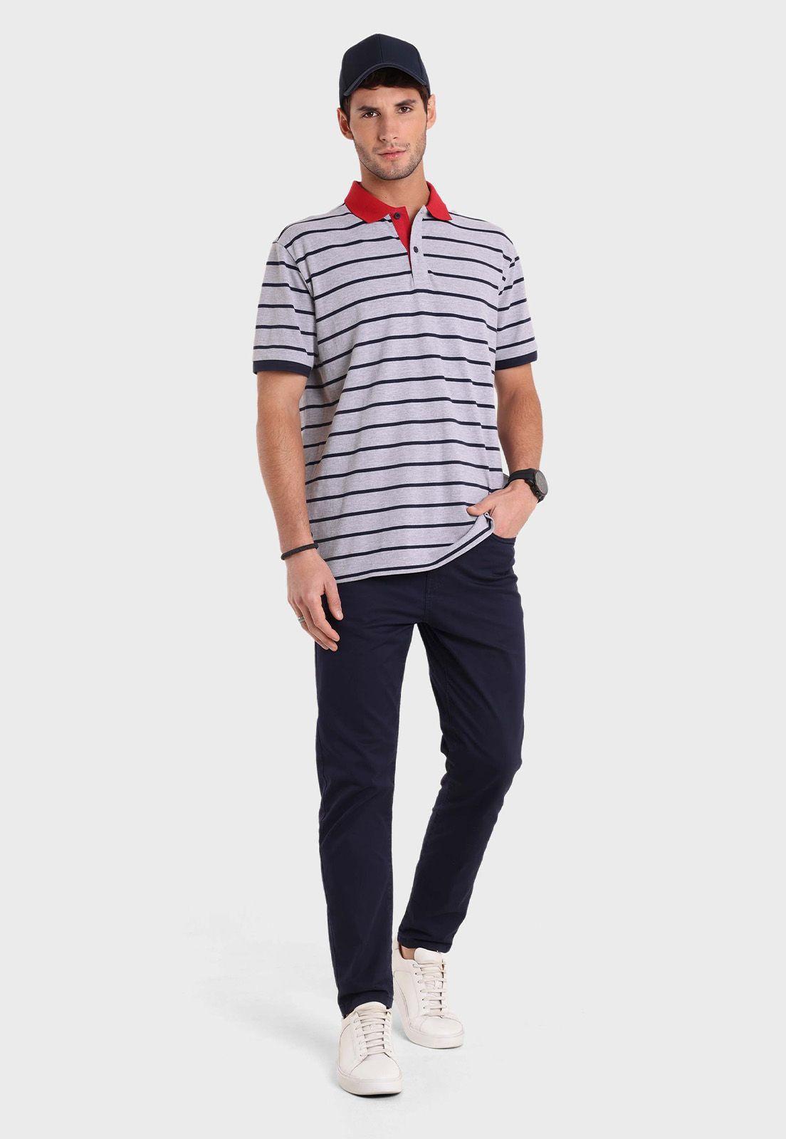 Polera Pique Cuello Polo a Rayas Arrow-3