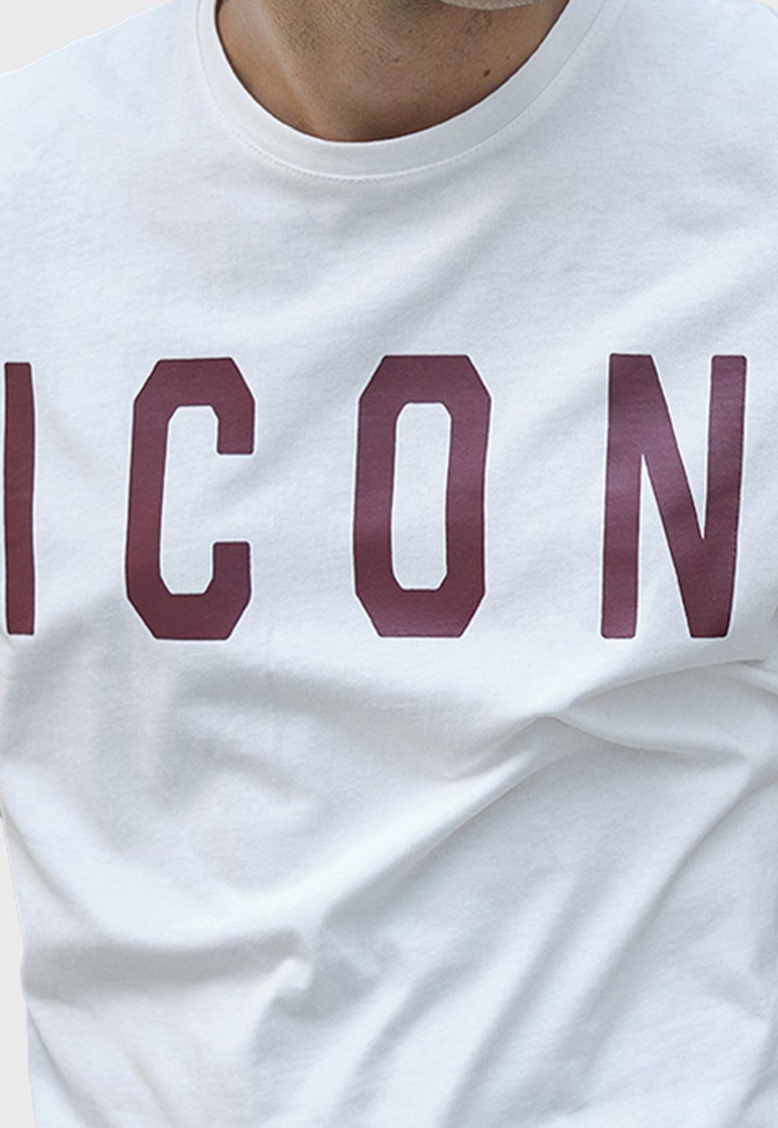 Polera Manga Corta Estampada Hombre Icon-2