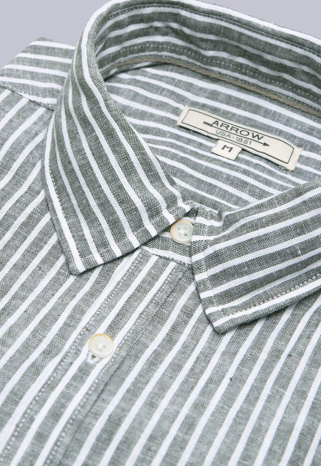 Camisa Lino Manga Larga Arrow CM3059SOL-4