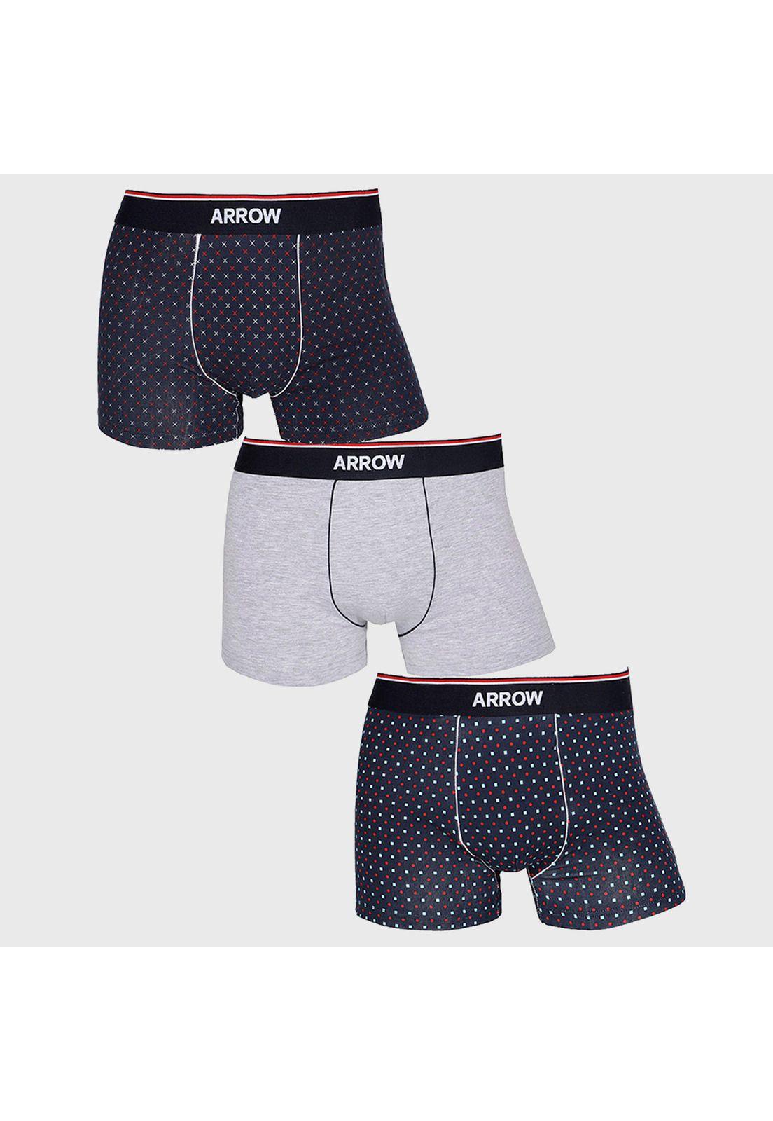 Pack 3 Boxer Design Multicolor Arrow-0