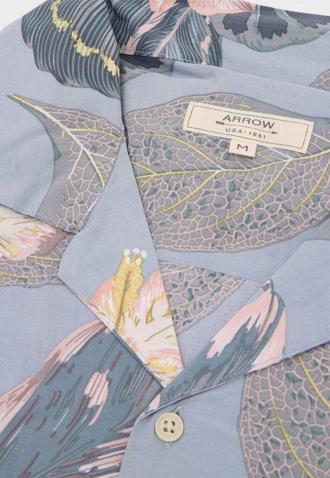 Camisa Floreada Manga Corta Arrow-1