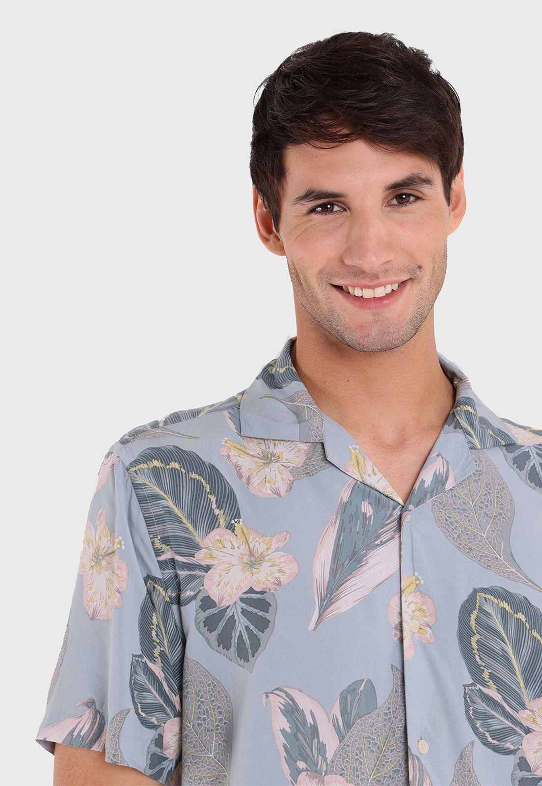 Camisa Floreada Manga Corta Arrow-3