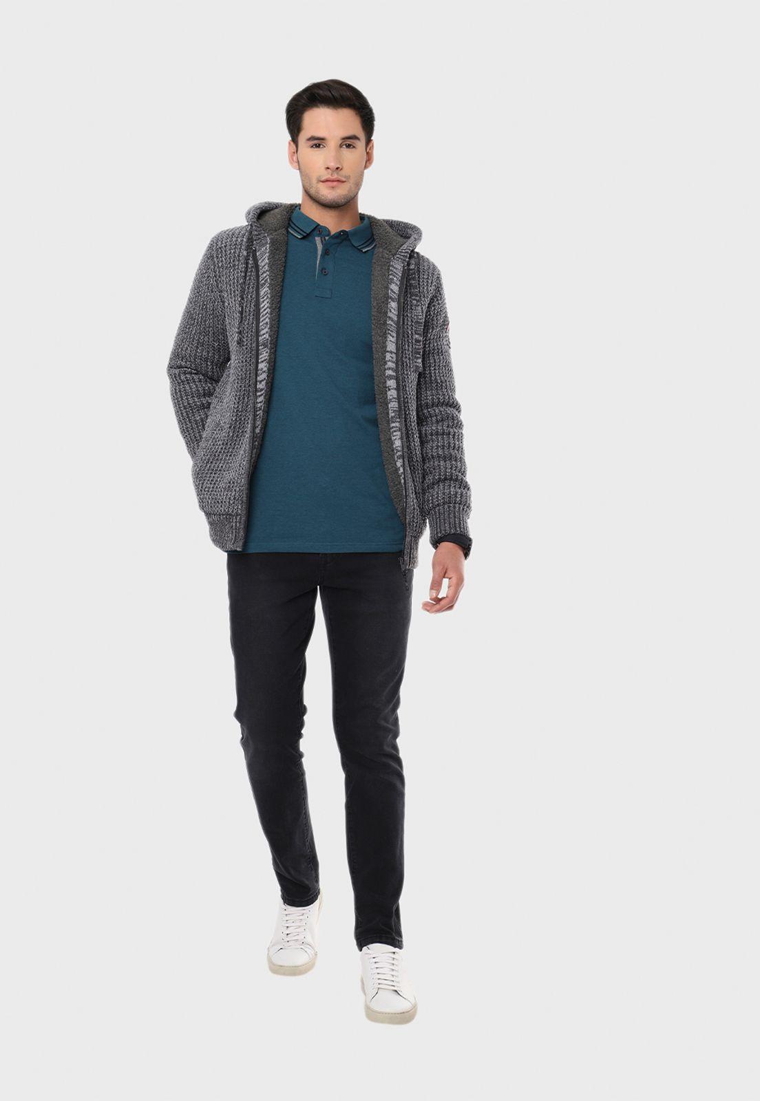 Sweater ML Sherp Hood Arrow-5