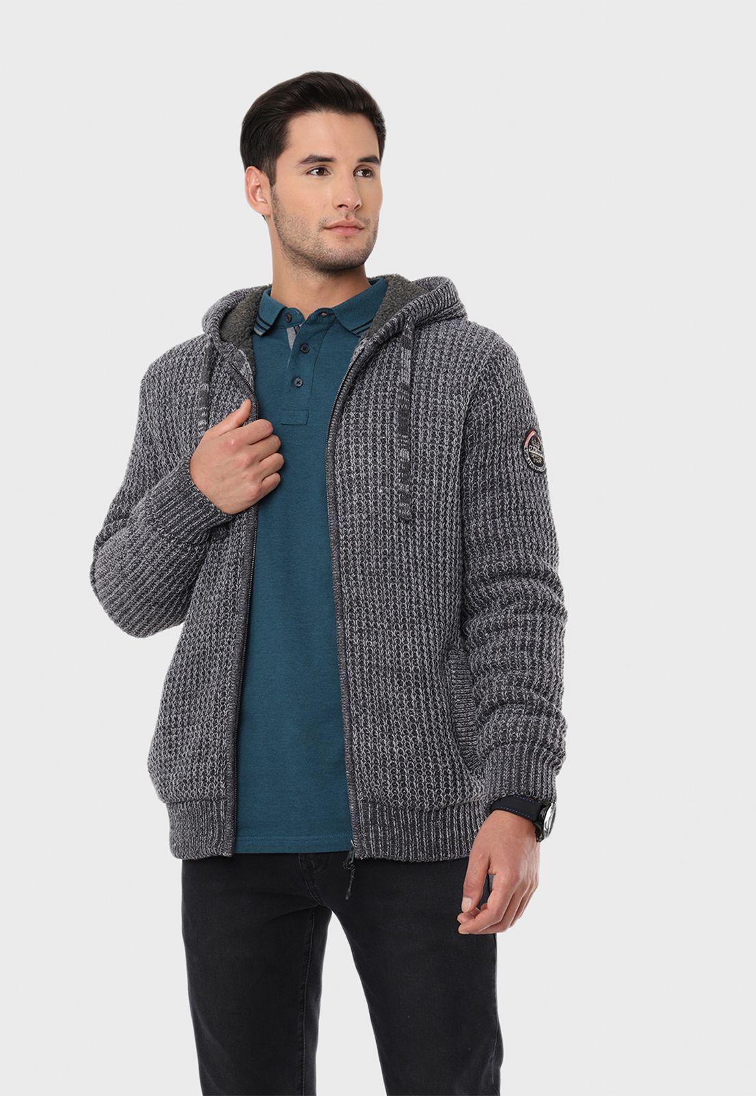 Sweater ML Sherp Hood Arrow-1