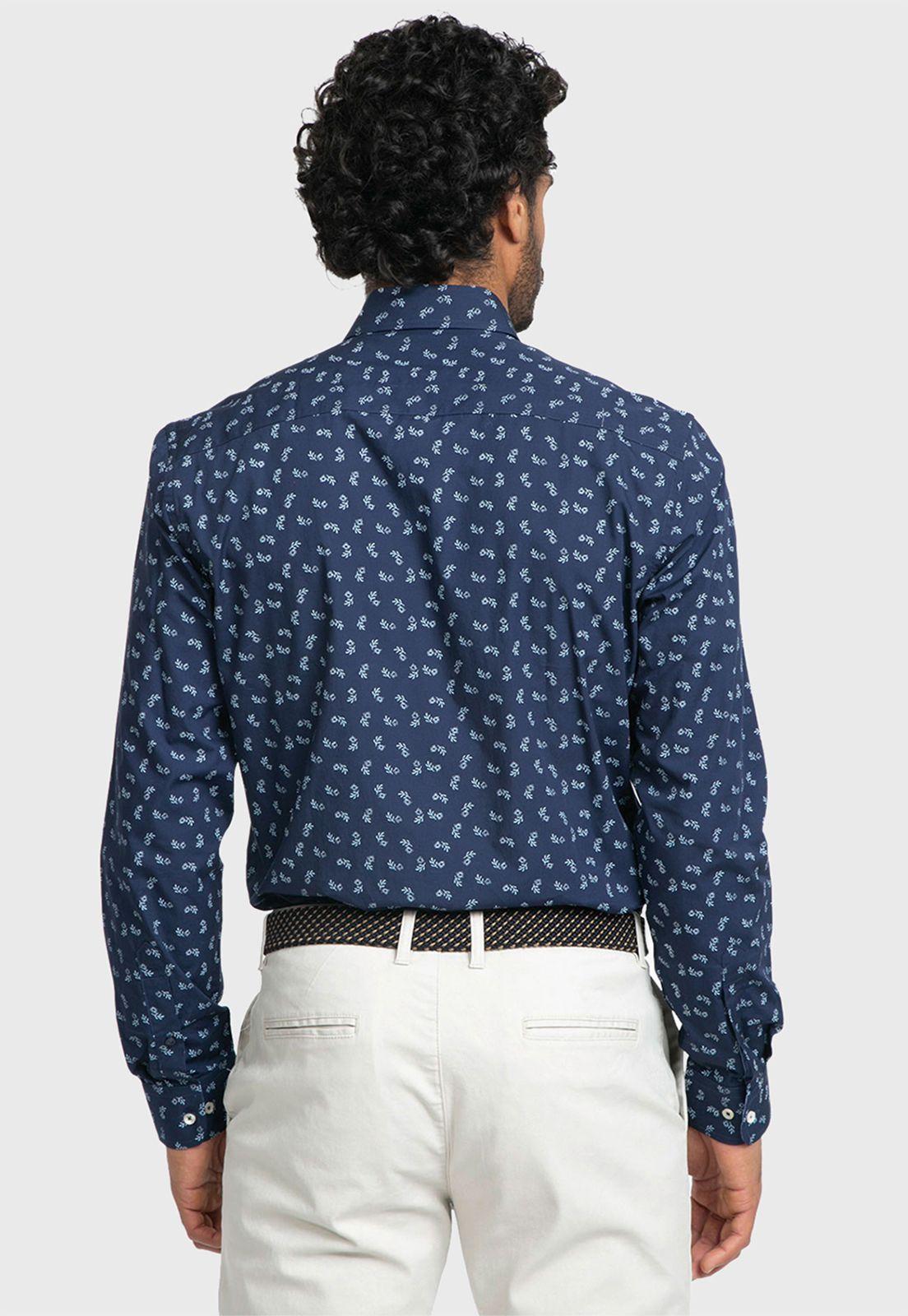 Camisa Casual Print Flores-1