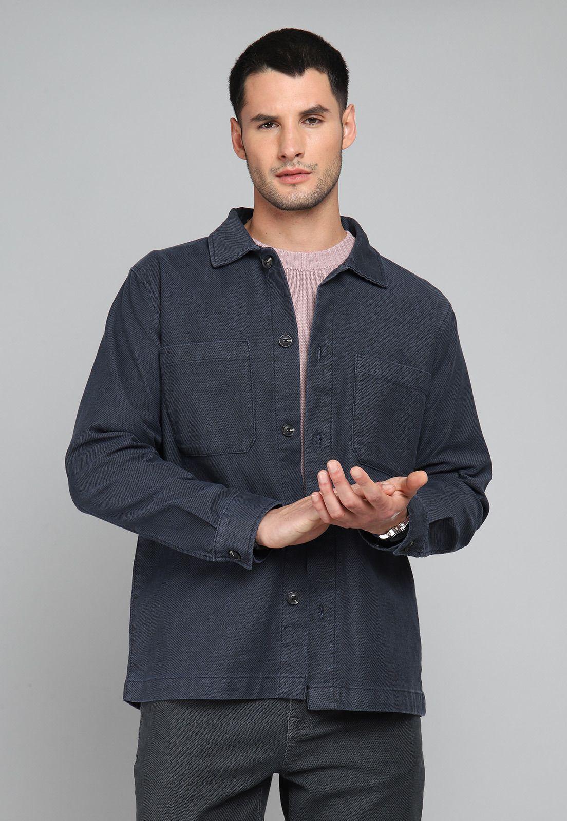 Camisa Oversize Manga Larga Arrow CM31060AZ-0