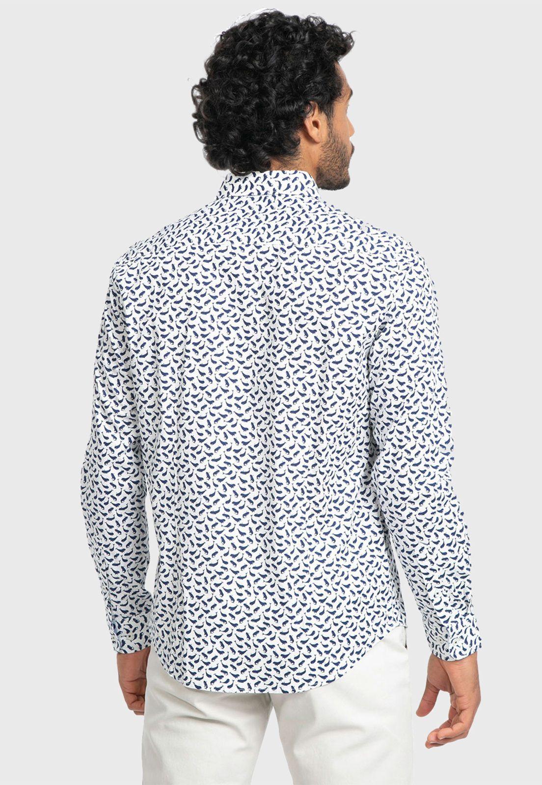 Camisa Arrow Manga Larga Ballenas-1