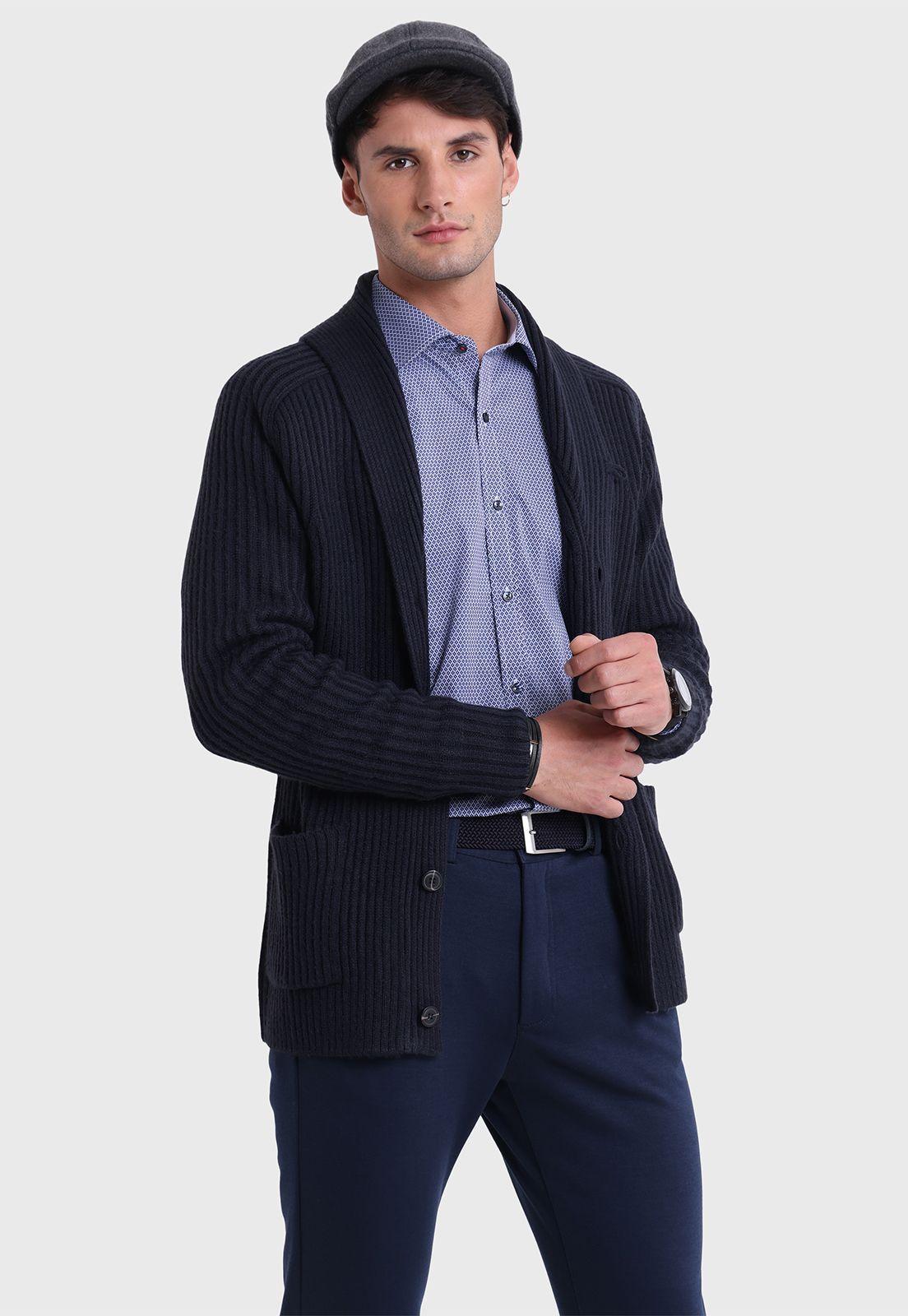 Cárdigan Cuello Shawl Arrow-1