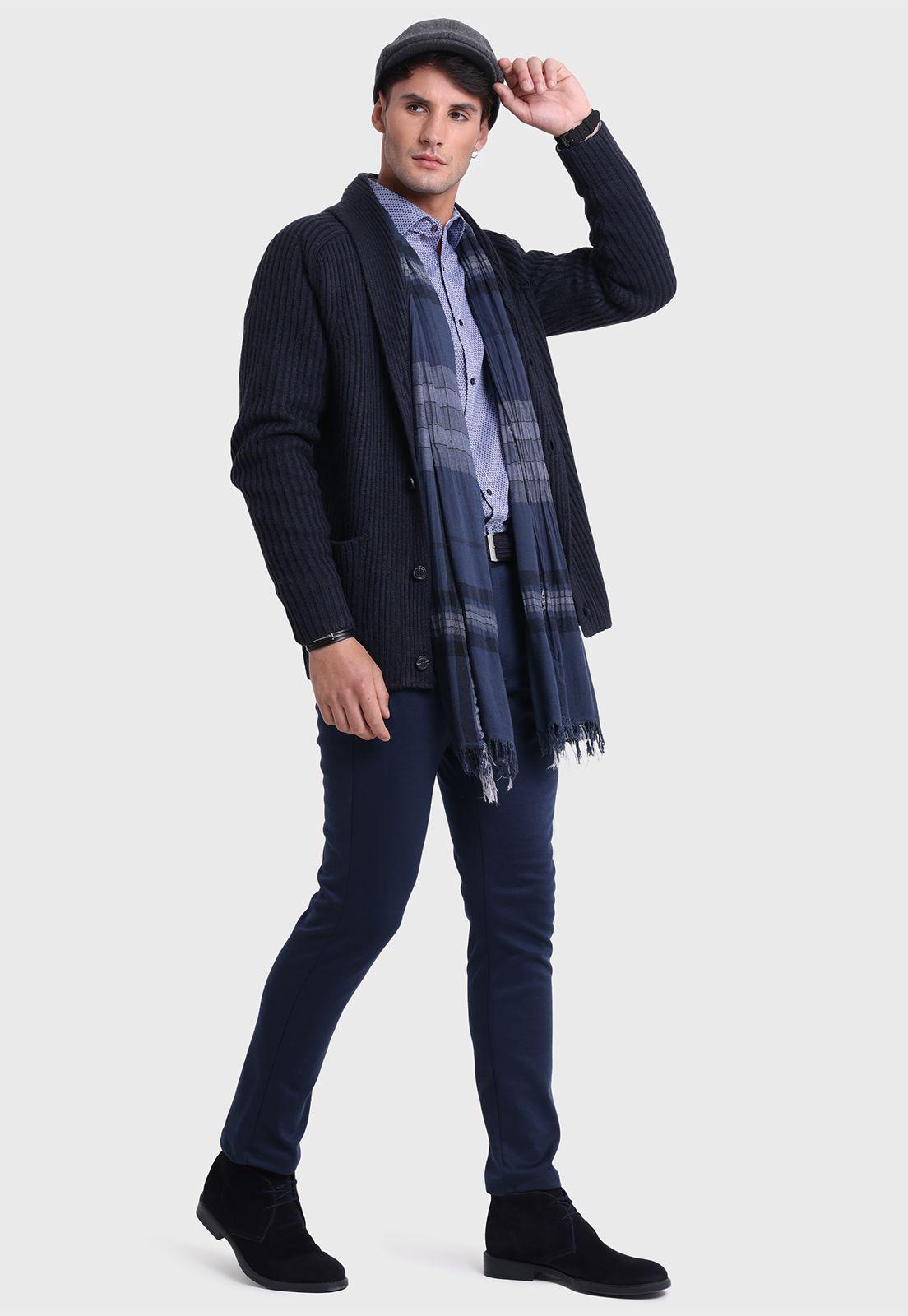 Cárdigan Cuello Shawl Arrow-5