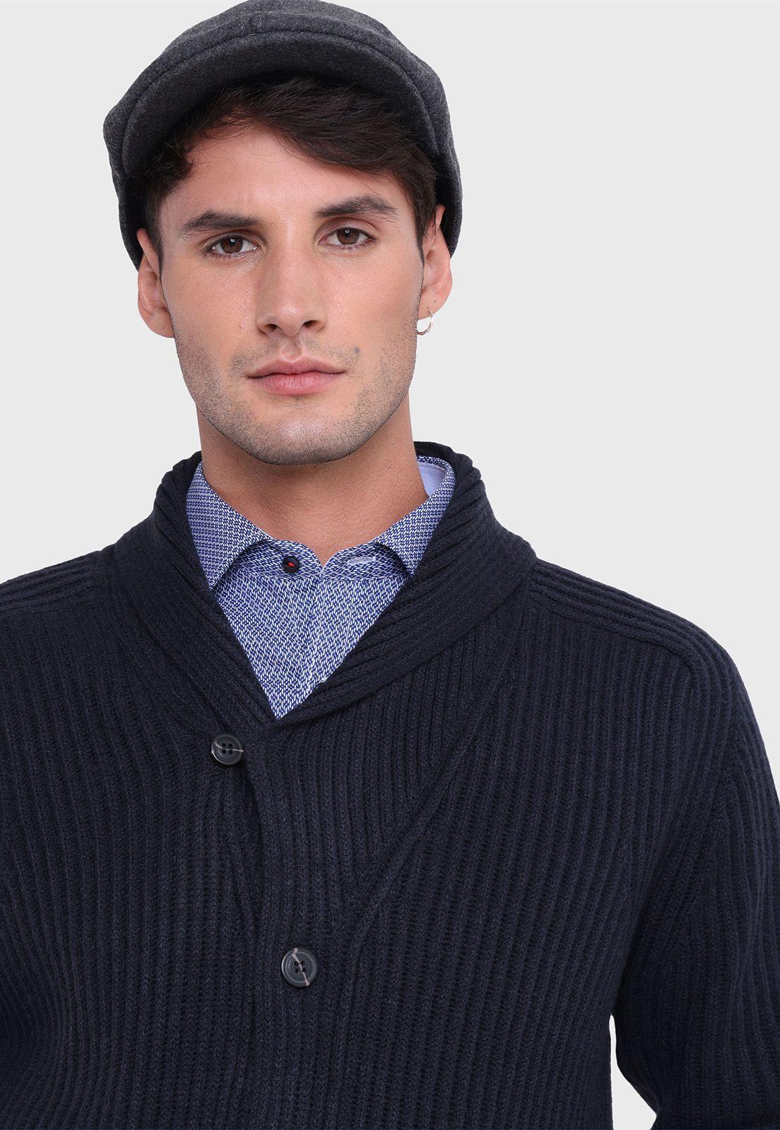 Cárdigan Cuello Shawl Arrow-3