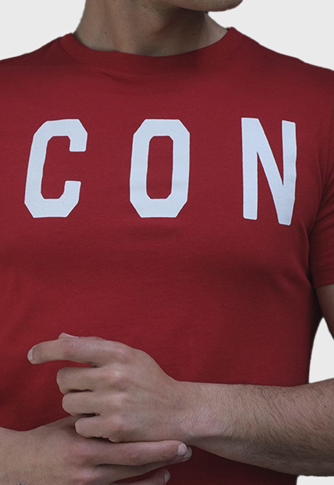 Polera Manga Corta Estampada Hombre Icon-2