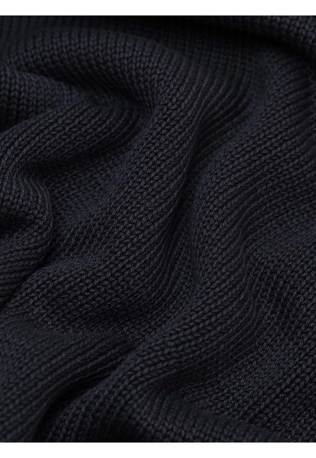 Sweater Stone Wash Regular Fit Negro Arrow-5