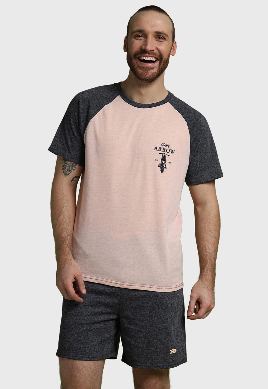 Pijama Corto Cuello Redondo Arrow-0