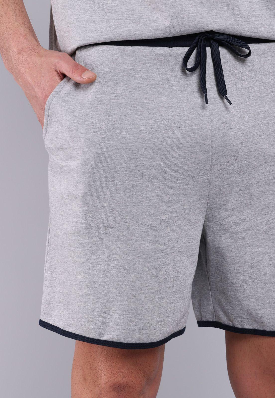 Pijama Corto Cuello Redondo Arrow P1V3002GR-4