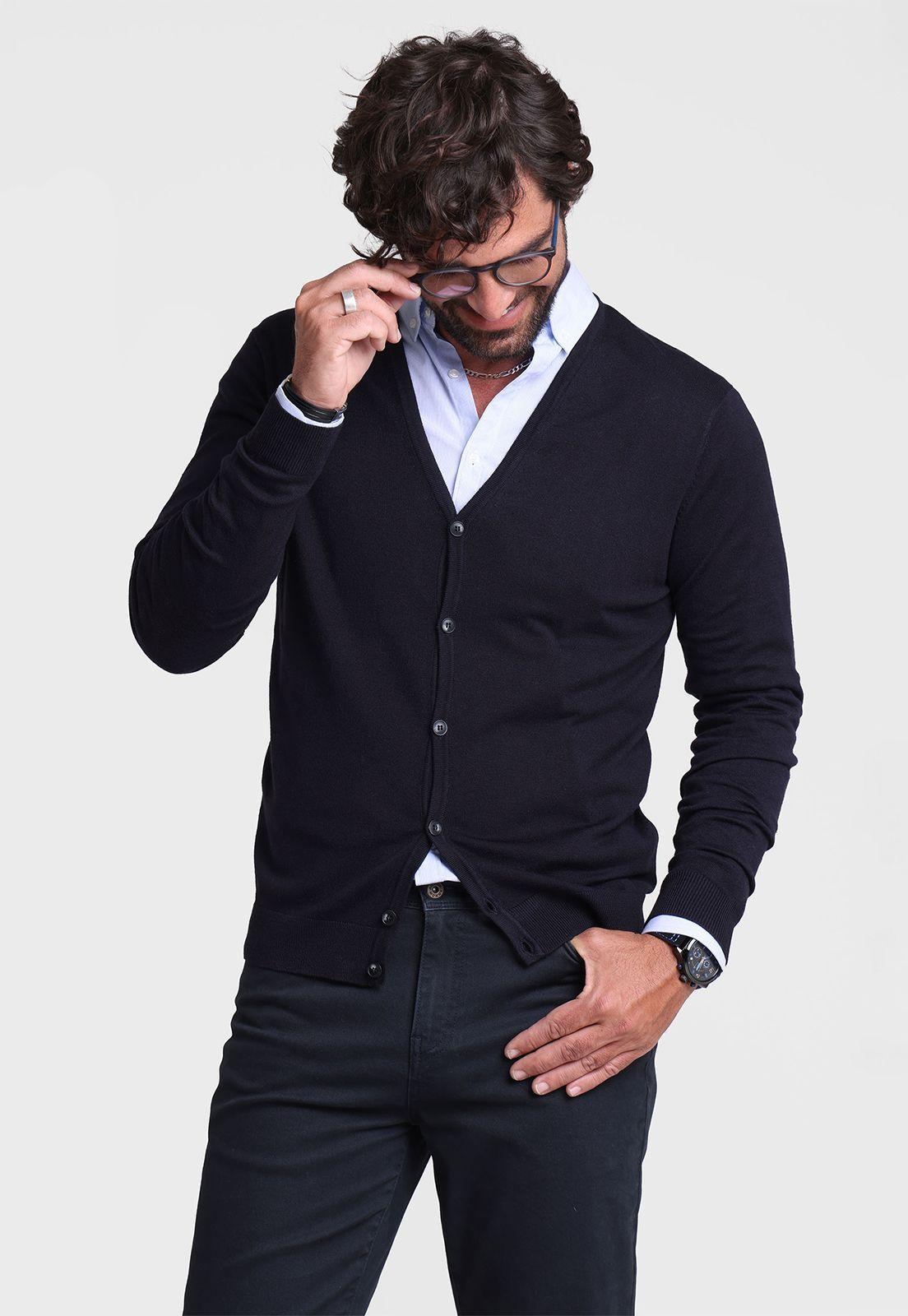 Cárdigan Básico Manga Larga Arrow-1