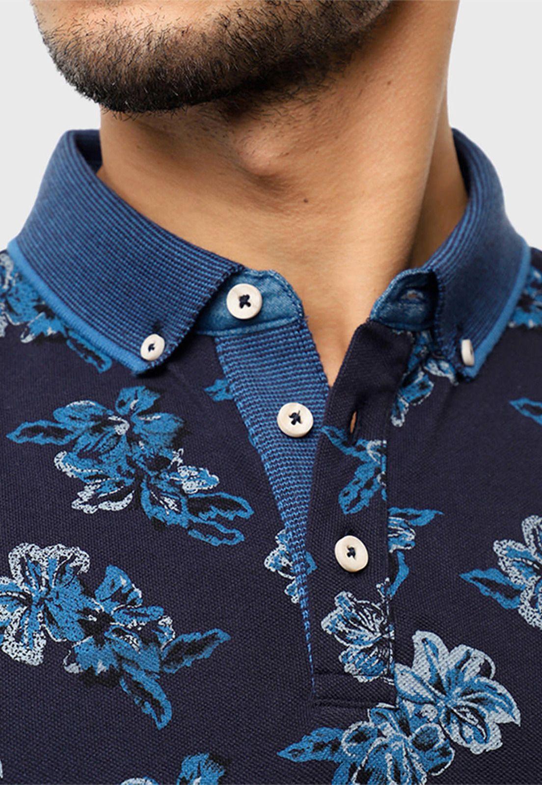 Polera Piqué Floreada Arrow-2